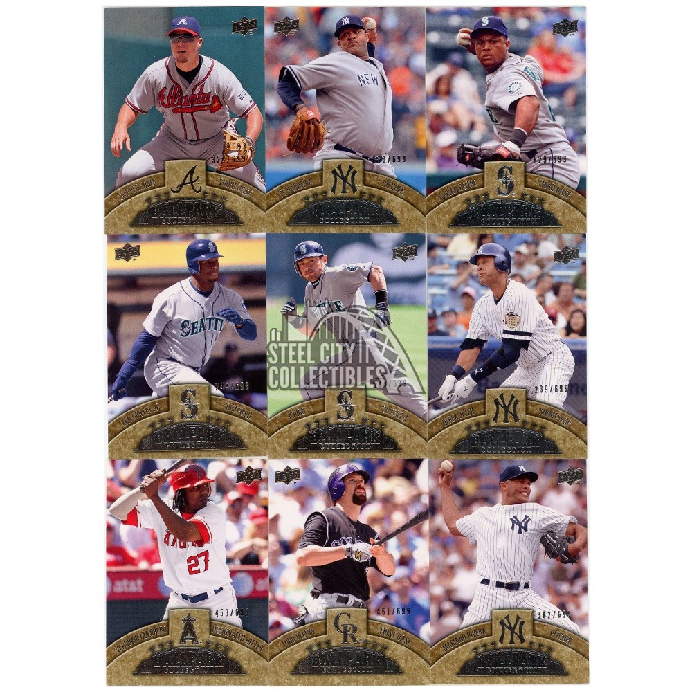 Upper Deck Ballpark Collection Baseball Assorted Count Lot