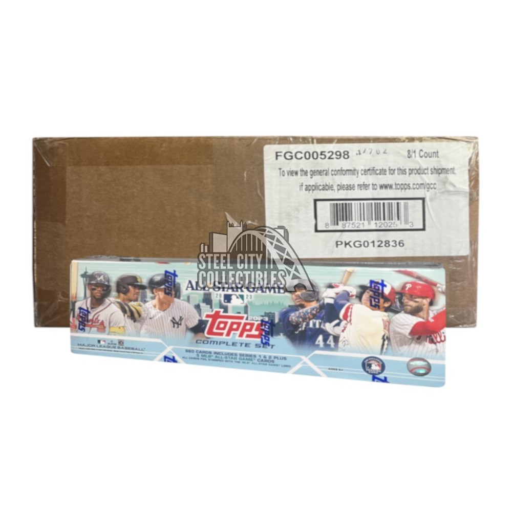 2023 Topps Baseball Factory Set All Star Version 8 Set Case Steel