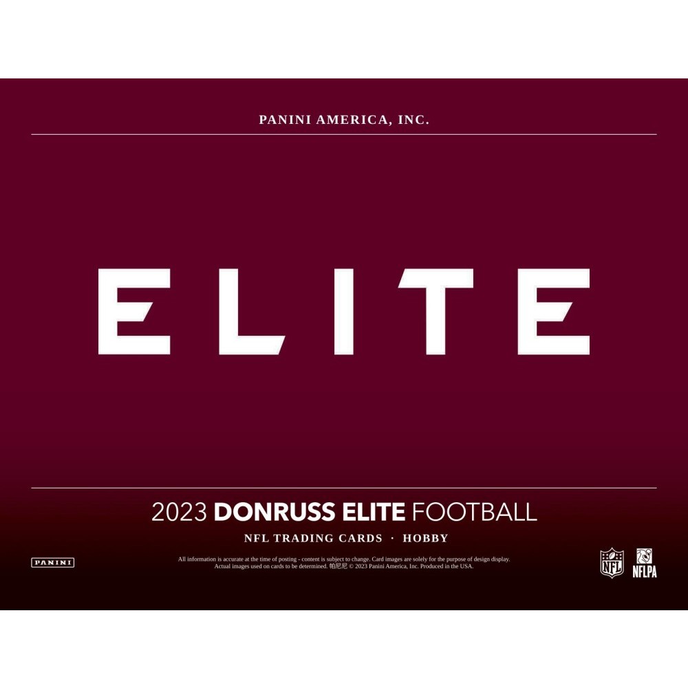 2023 Panini Donruss Elite Football Hobby Box Steel City Collectibles