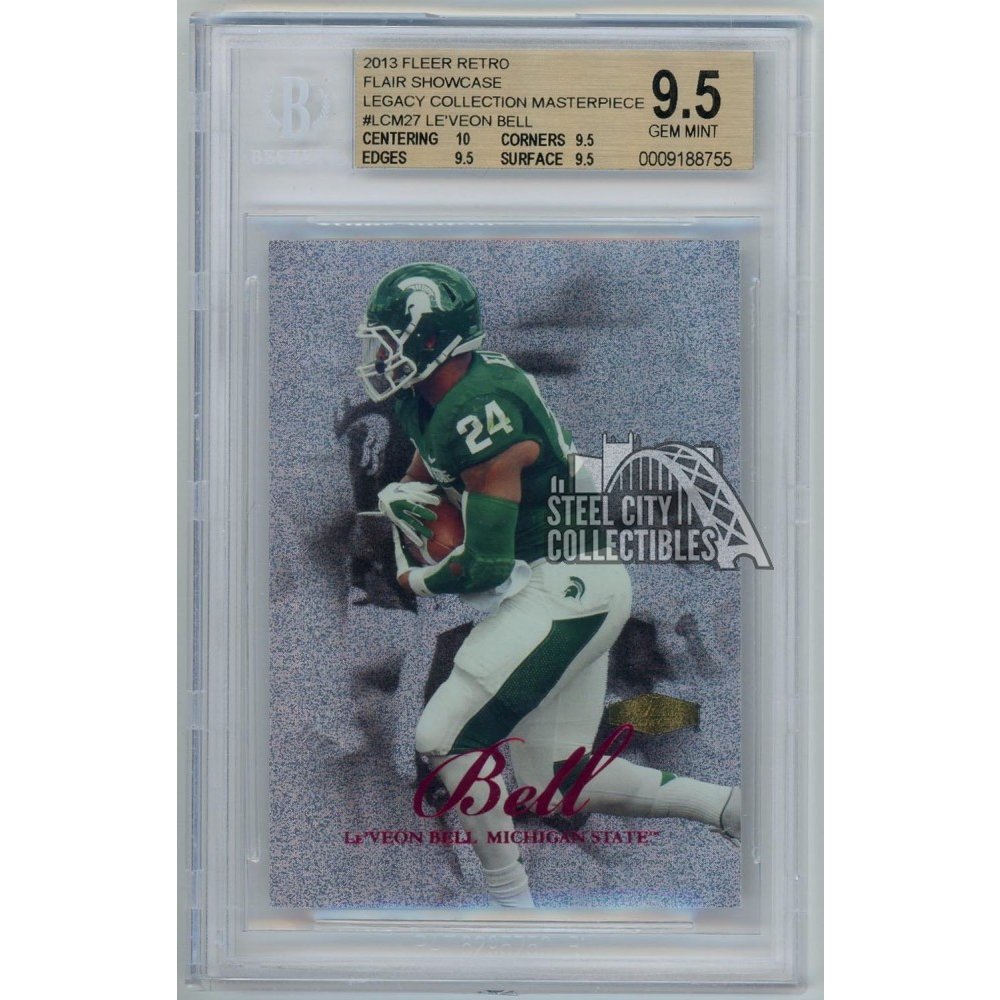 Le Veon Bell 2013 Fleer Retro Legacy Collection Masterpiece 1 1 BGS