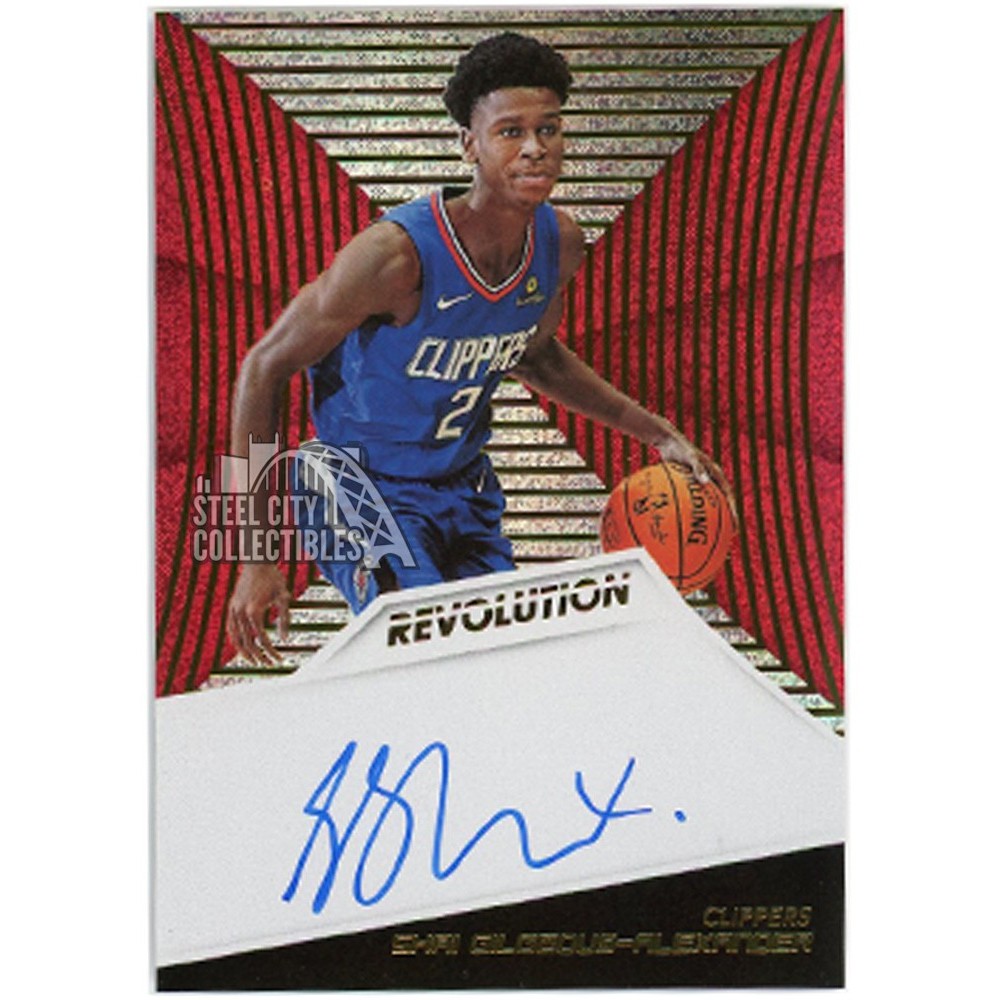 Shai Gilgeous Alexander 2018 19 Panini Revolution Rookie Autograph Card