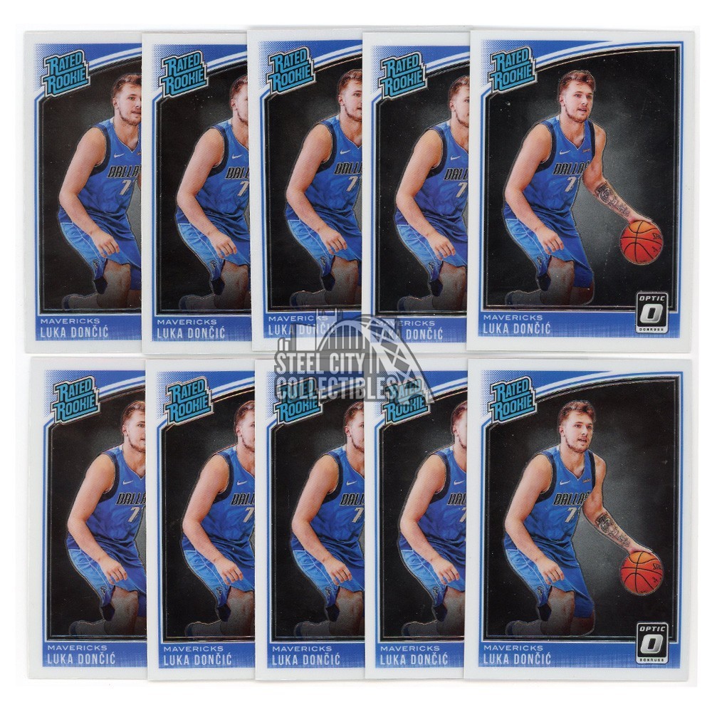 Luka Doncic Panini Donruss Optic Rated Rookie Card