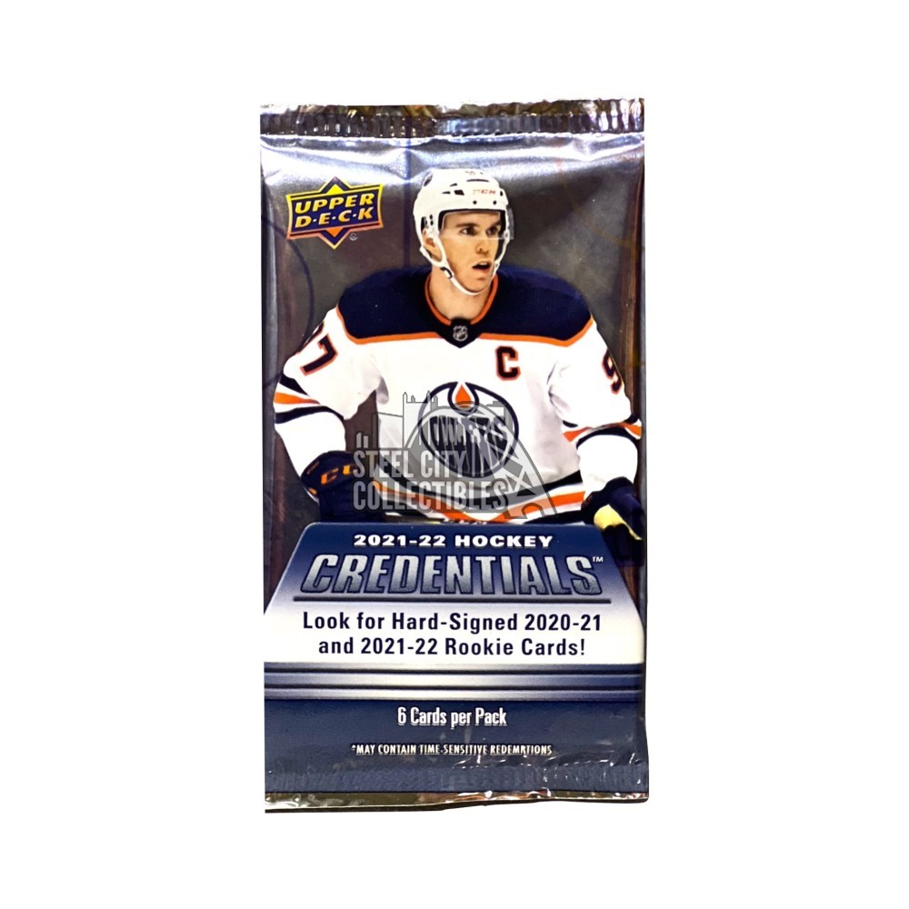 Upper Deck Credentials Hockey Hobby Pack Steel City Collectibles