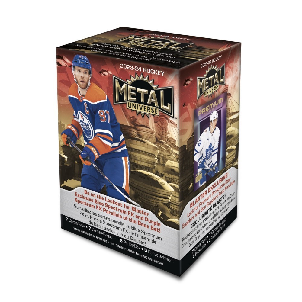 Upper Deck Skybox Metal Universe Hockey Blaster Box Steel