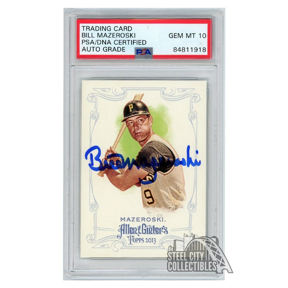 Bill Mazeroski Topps Allen Ginter Autograph Card Psa Dna