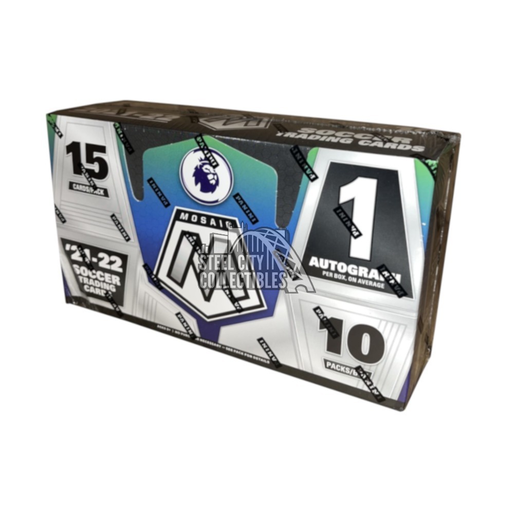 2021 22 Panini Mosaic Premier League Soccer Hobby Box PLEASE READ