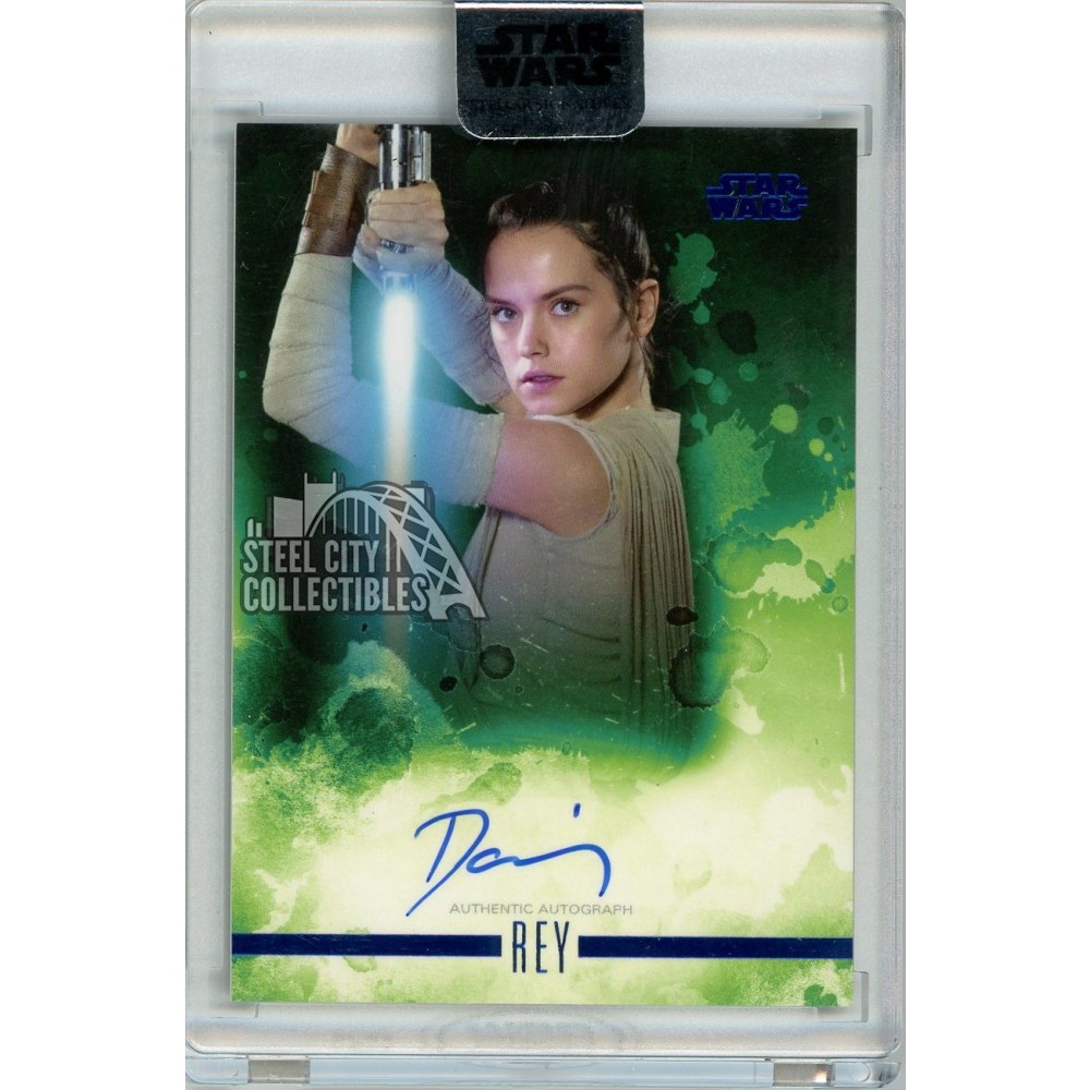 Daisy Ridley Rey 2019 Topps Star Wars Stellar Signatures Autograph Card