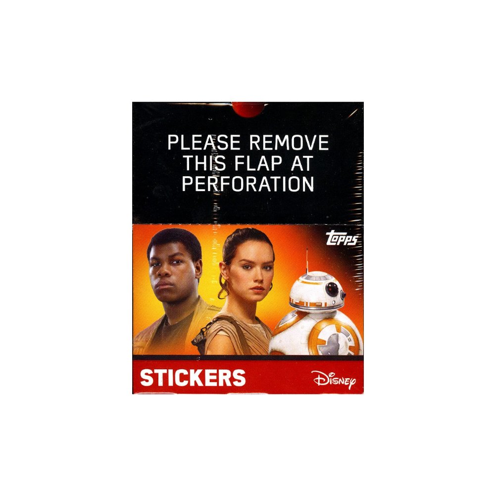 2016 Topps Star Wars The Force Awakens 50ct Sticker Box Steel City