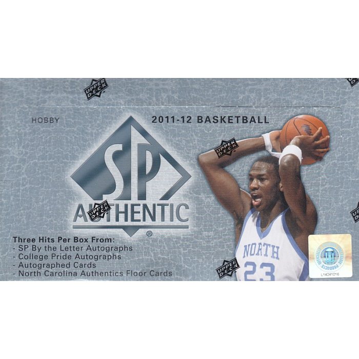 2011 12 Upper Deck SP Authentic Basketball Hobby Box Steel City