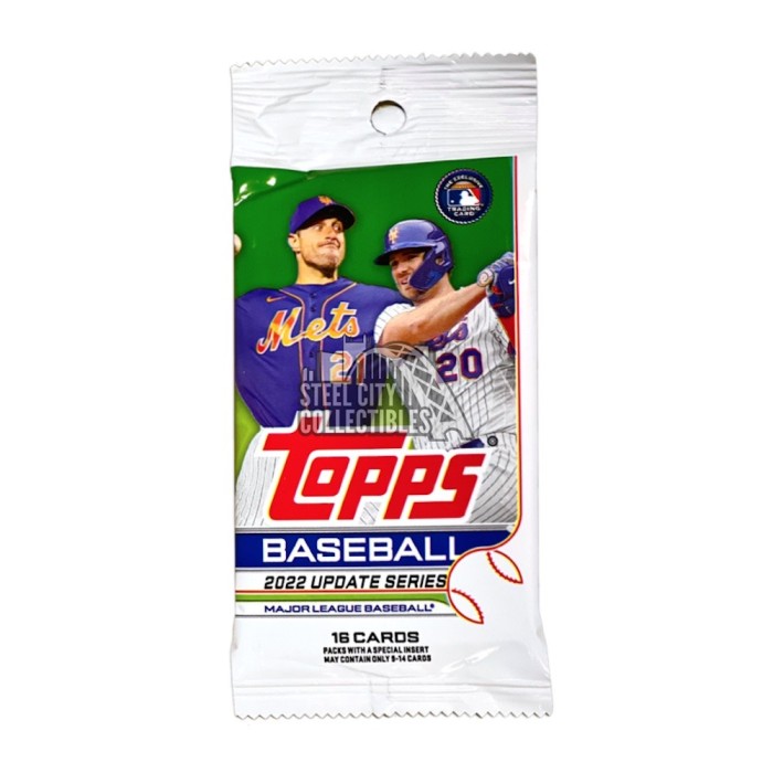 Topps Update Baseball Retail Pack Steel City Collectibles