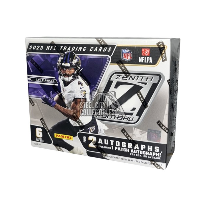 2023 Panini Zenith Football Hobby Box Steel City Collectibles