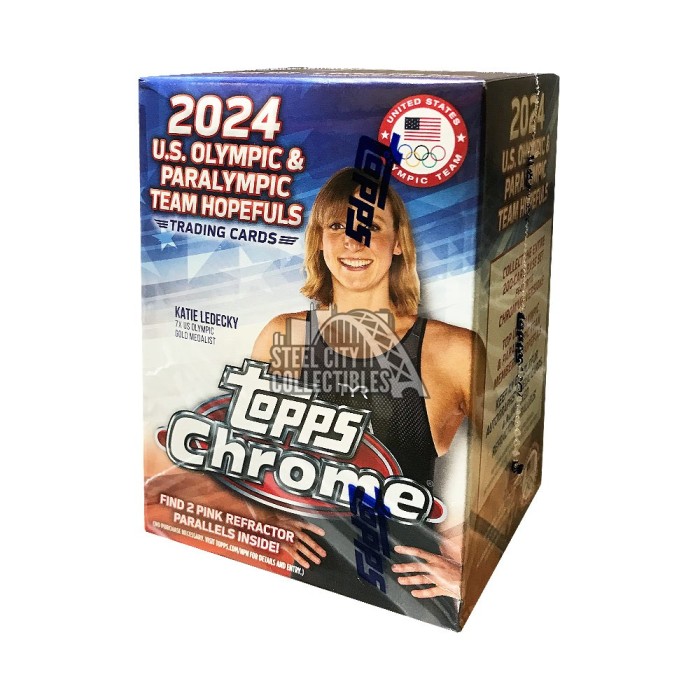 2024 Topps Chrome U S Olympic And Paralympic Hopefuls Blaster Box