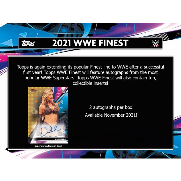 2021 Topps WWE Finest Wrestling Mini Box Steel City Collectibles