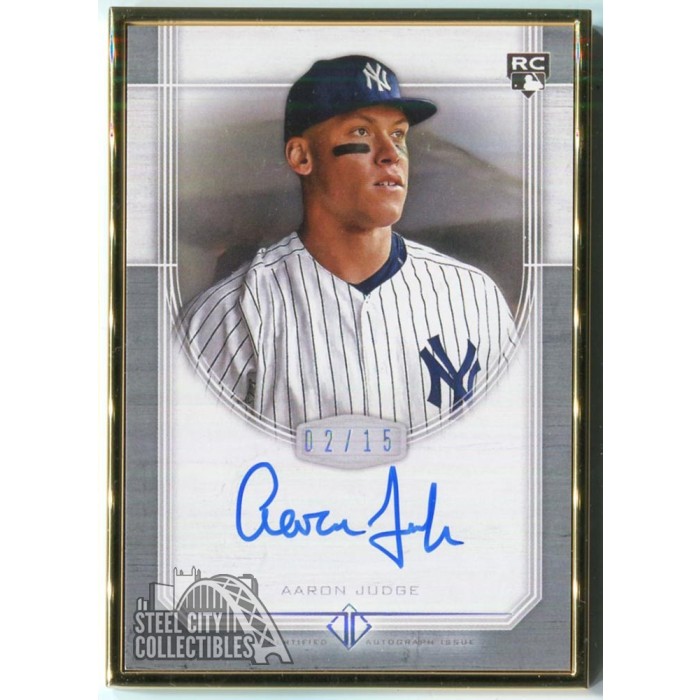 Aaron Judge 2017 Topps Transcendent Rookie Autograph RC Silver 02 15