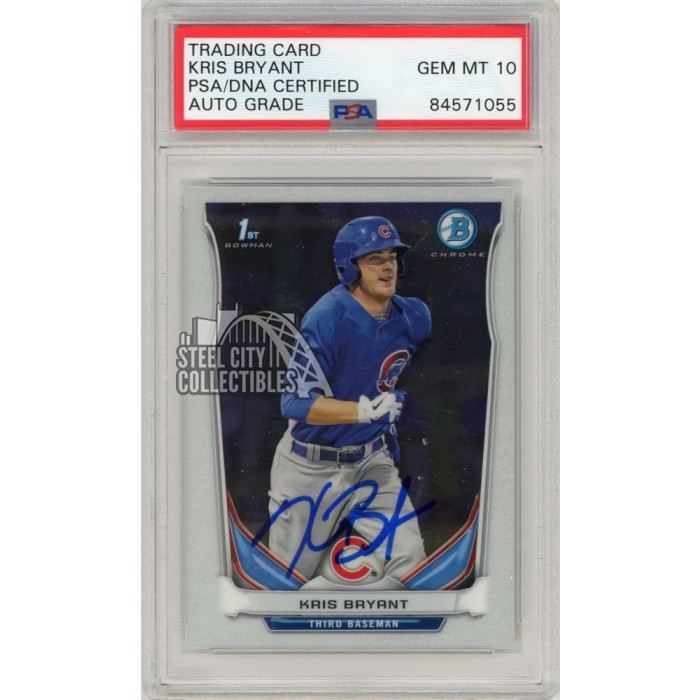 Kris Bryant Bowman Chrome St Prospect Rookie Autograph Card