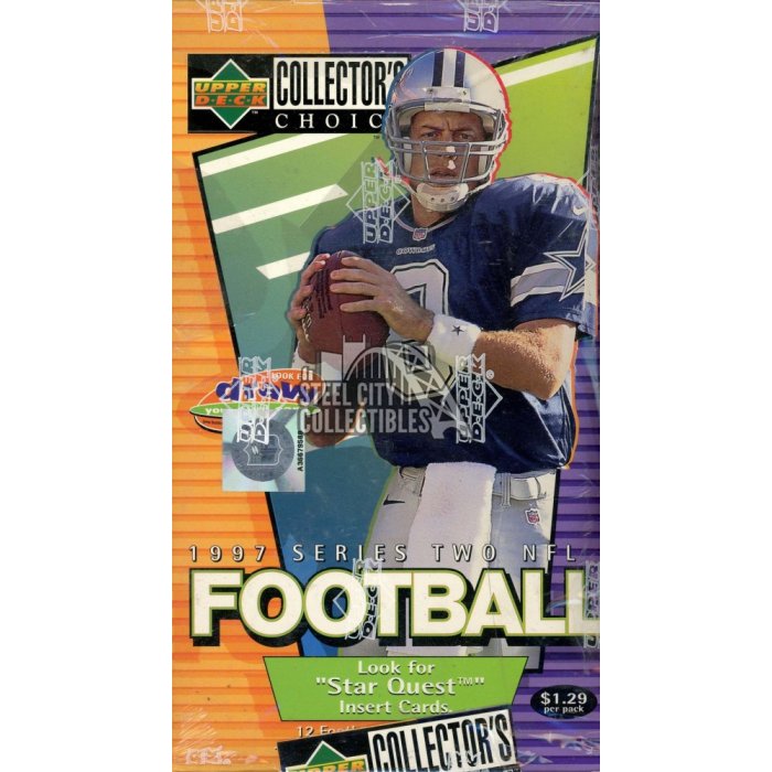 Upper Deck Collector S Choice Series Football Retail Box Steel