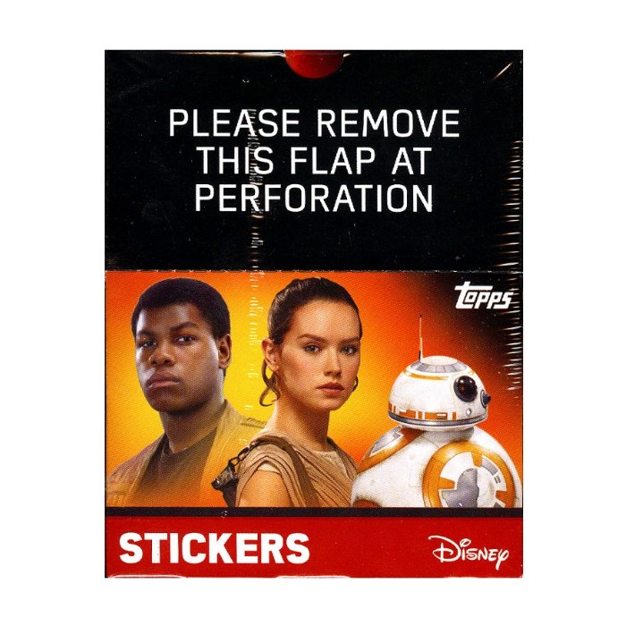 Topps Star Wars The Force Awakens Ct Sticker Box Steel City