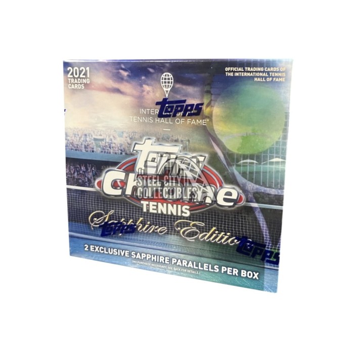 Topps Chrome Tennis Sapphire Edition Box Steel City Collectibles