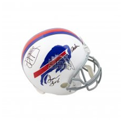 THURMAN THOMAS Autographed Buffalo Bills Mini Speed Camo Helmet FANATICS