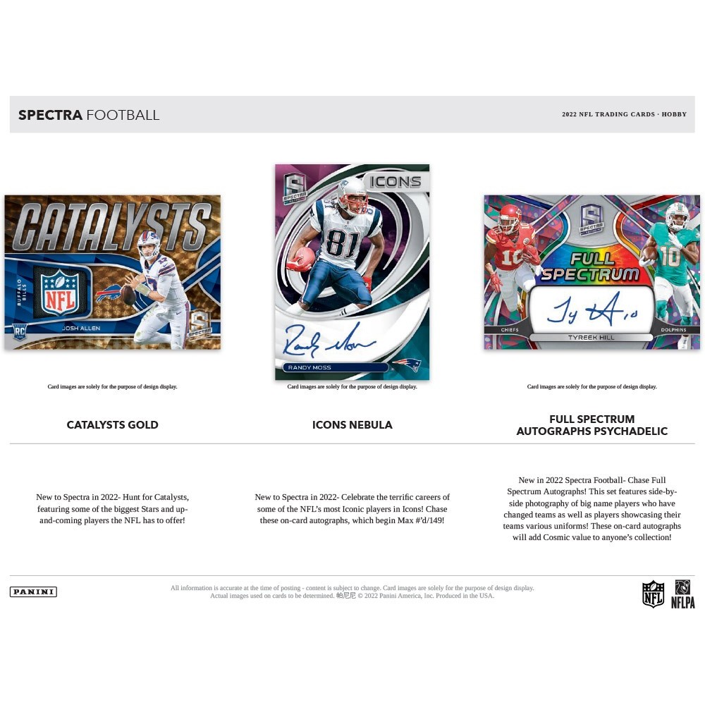 2020 Panini Spectra Football Hobby Box