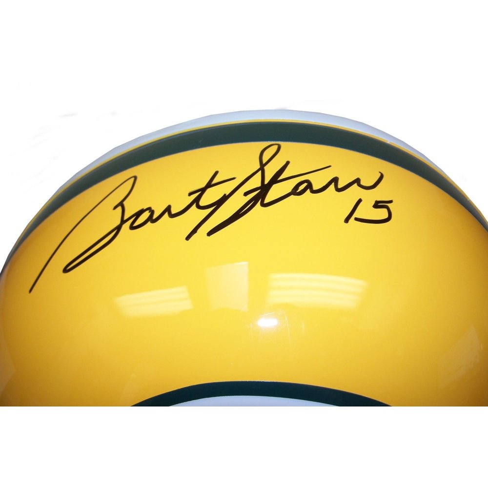 Bart Starr Autographed Green Bay Packers Full-Size Helmet - UDA COA