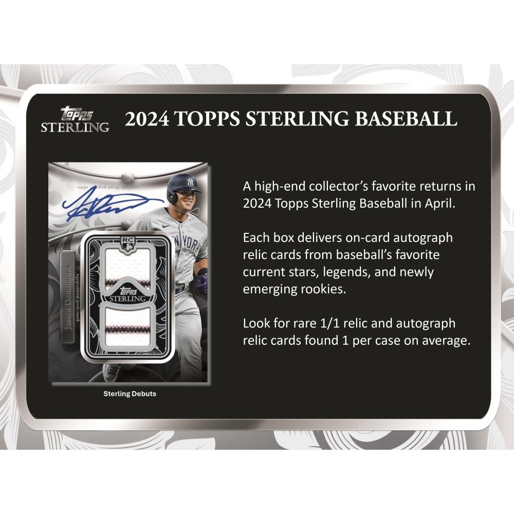 2024 Topps Sterling Baseball Mini Box Steel City Collectibles