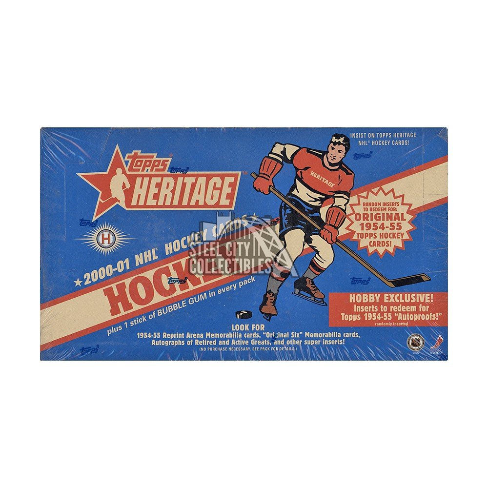 200001 Topps Heritage Hockey Hobby Box Steel City Collectibles