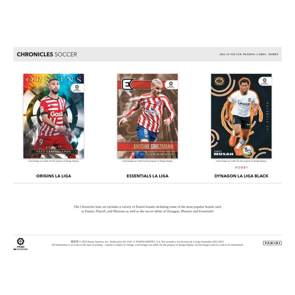 2022-23 Panini Chronicles Soccer Hobby Box | Steel City Collectibles
