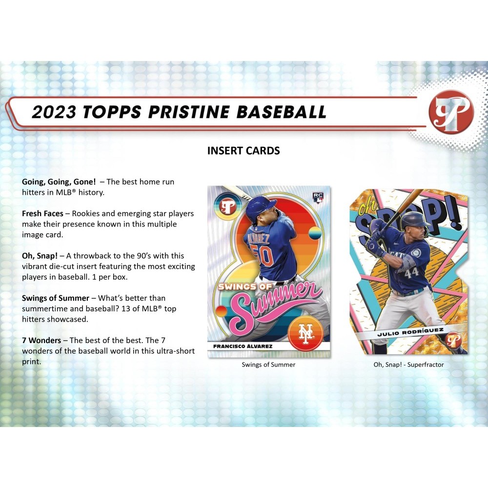 2023 Topps Pristine Baseball Hobby Box | Steel City Collectibles