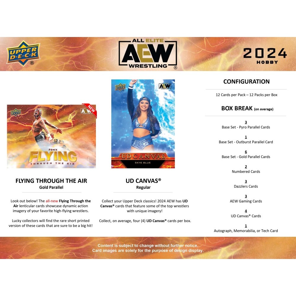 2024 Upper Deck AEW Wrestling Hobby Box