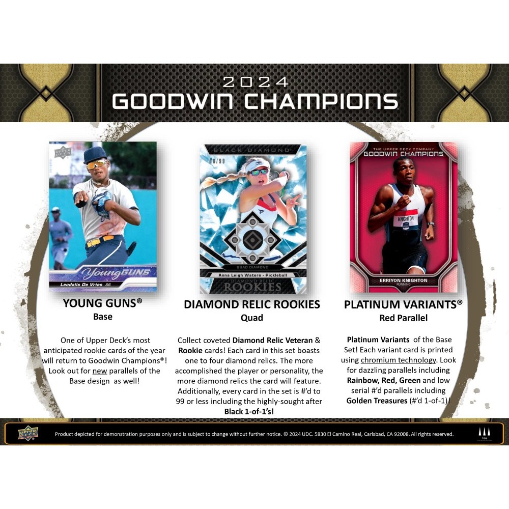 4- Goodwin championship upper deck cards offers retail box factory sealed