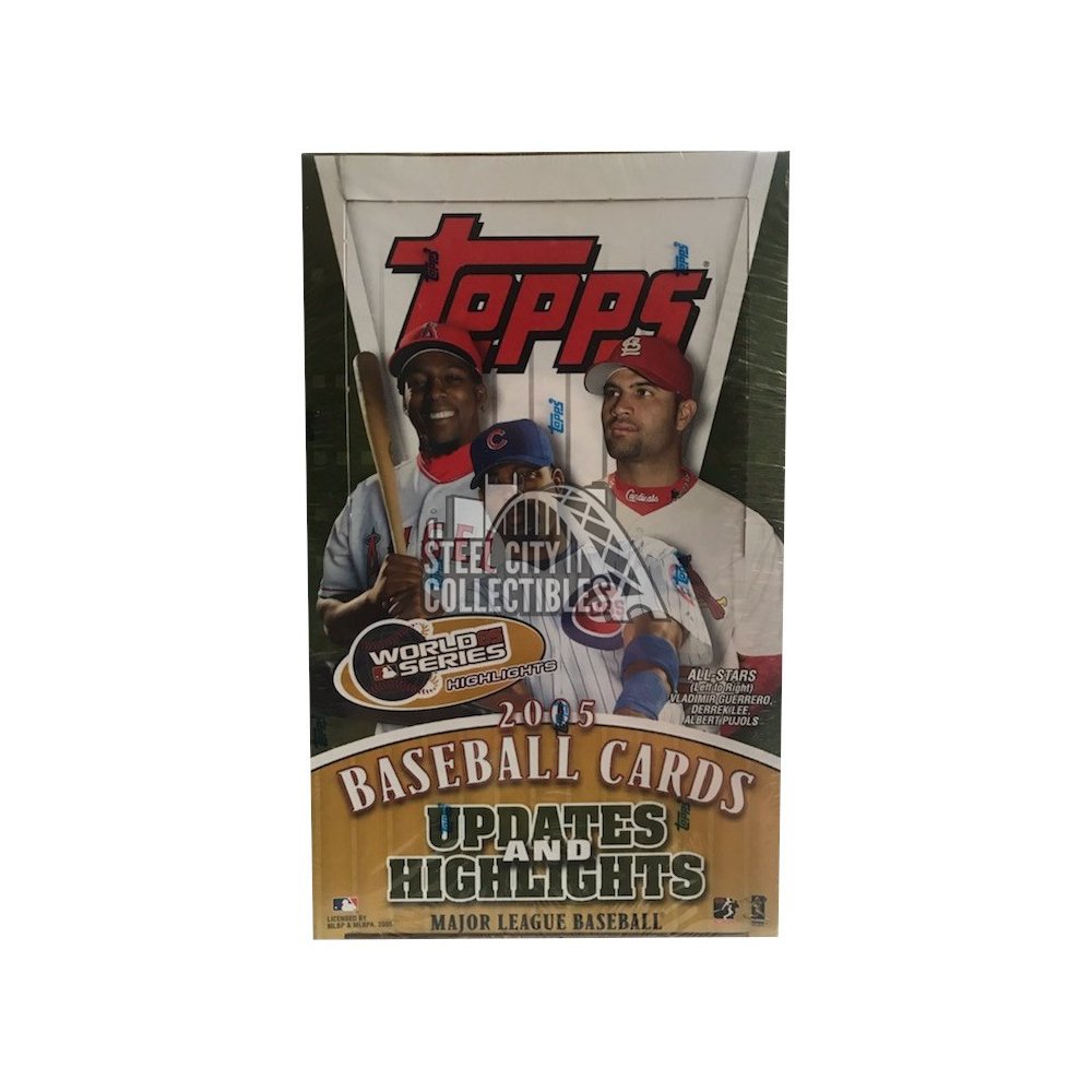 2005 Topps Updates and Highlights Baseball 36 Pack Retail Box | Steel ...