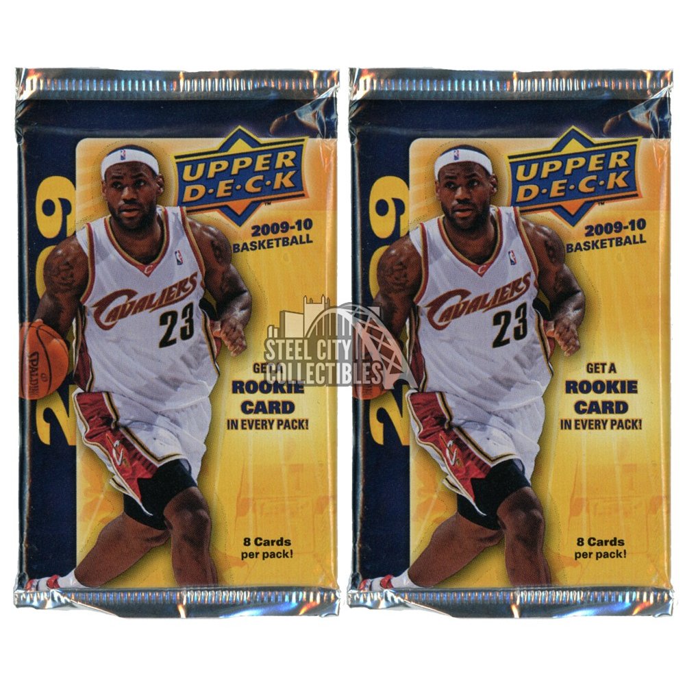 2009 10 Upper Deck Basketball 8ct Retail 2 Pack Lot Steel City