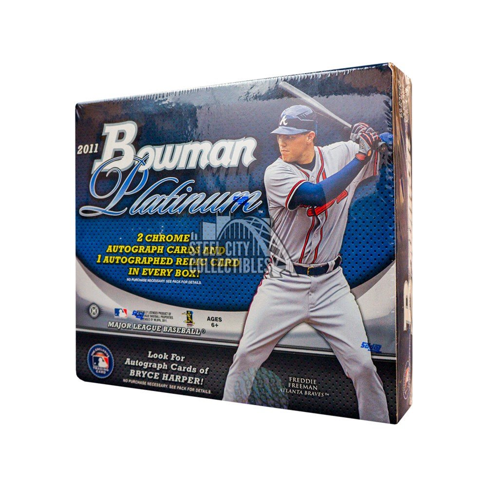 2011 Bowman Platinum Baseball Hobby Box Steel City Collectibles