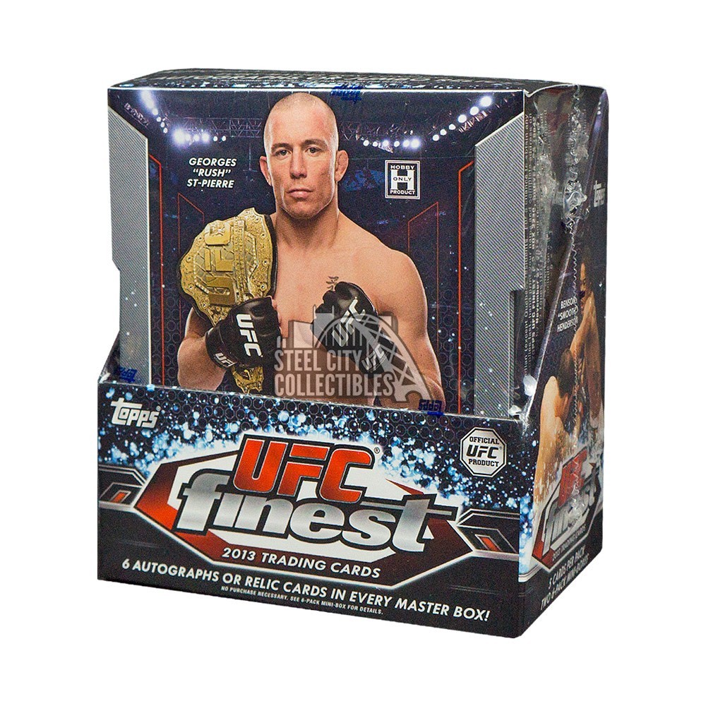 2013 Topps UFC Finest Hobby Box Steel City Collectibles