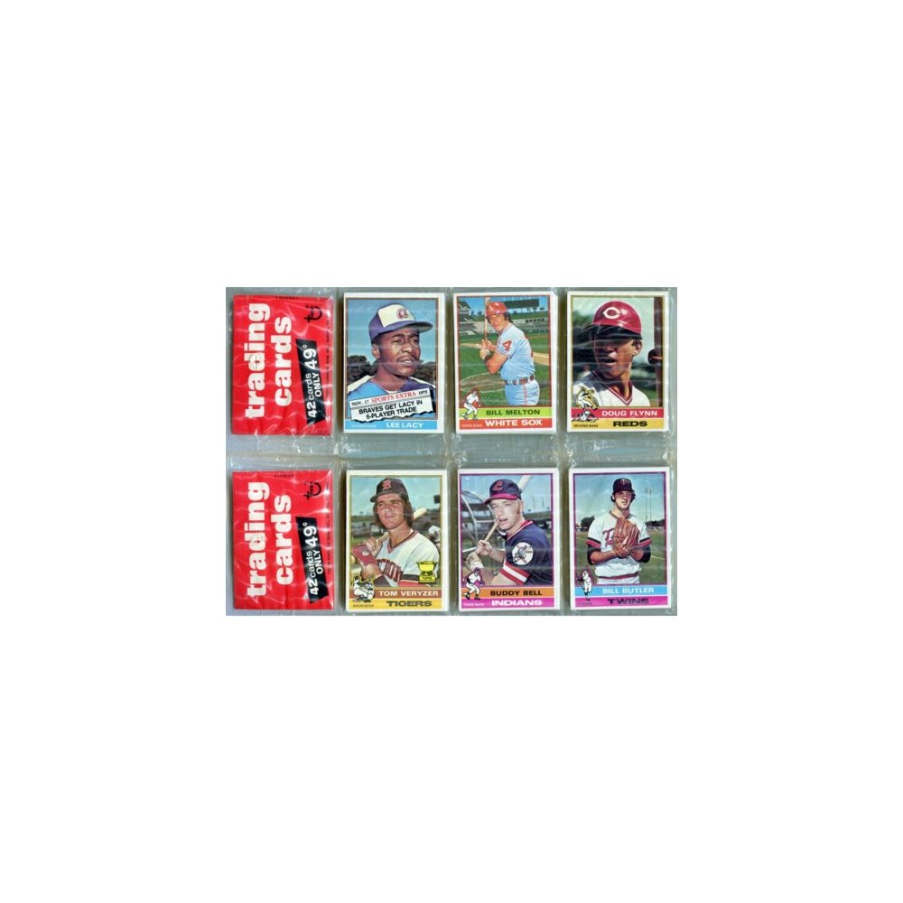 1976 Topps Baseball Rack Pack 13ct-Lot | Steel City Collectibles