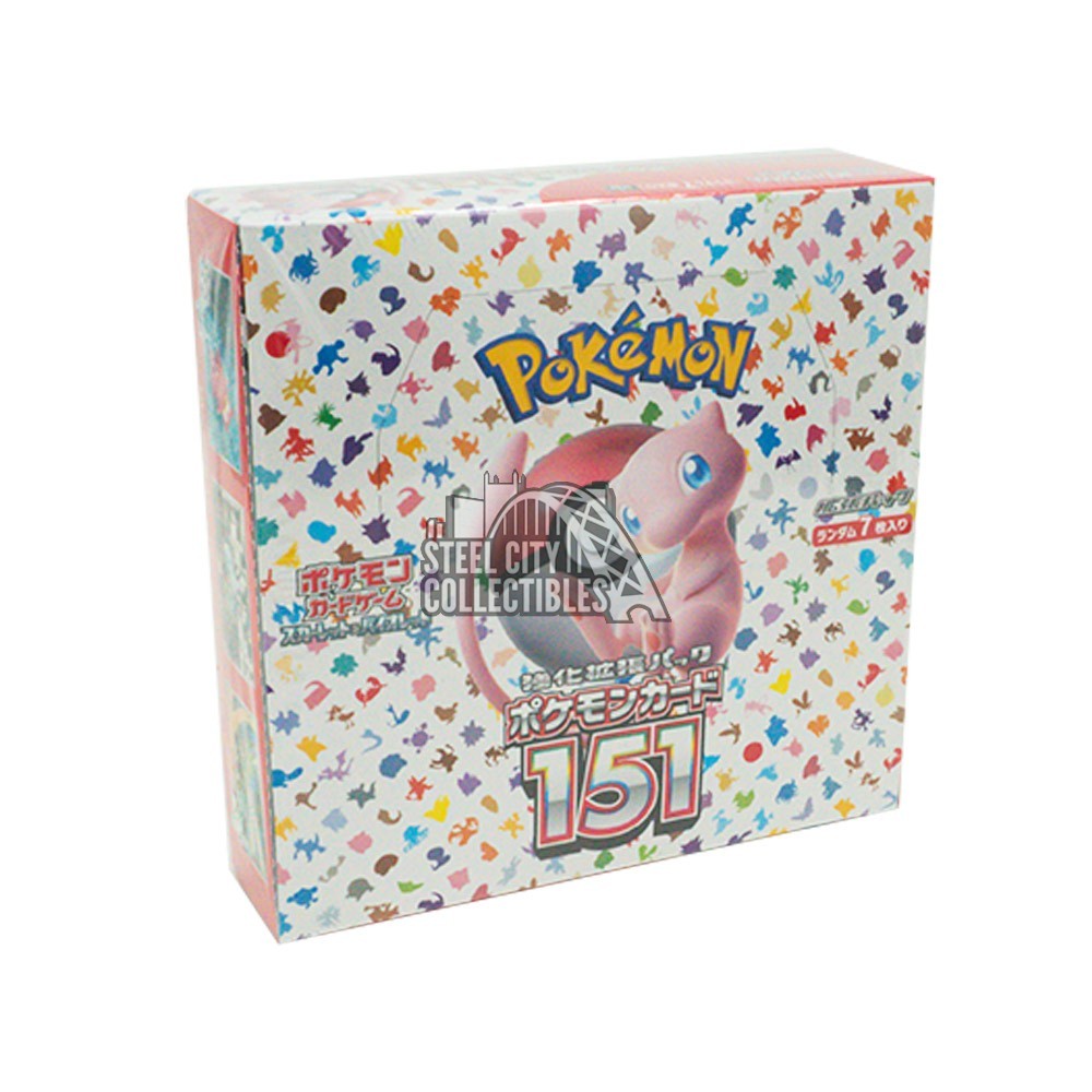 Pokemon Scarlet u0026 Violet 151 Japanese Booster Box | Steel City Collectibles