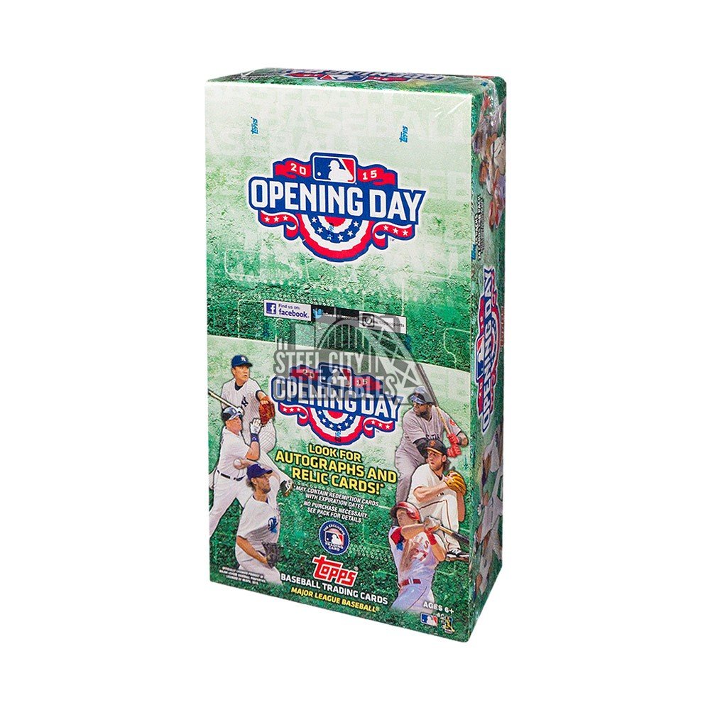 2015 Topps Opening Day Baseball Fat Pack Box | Steel City Collectibles