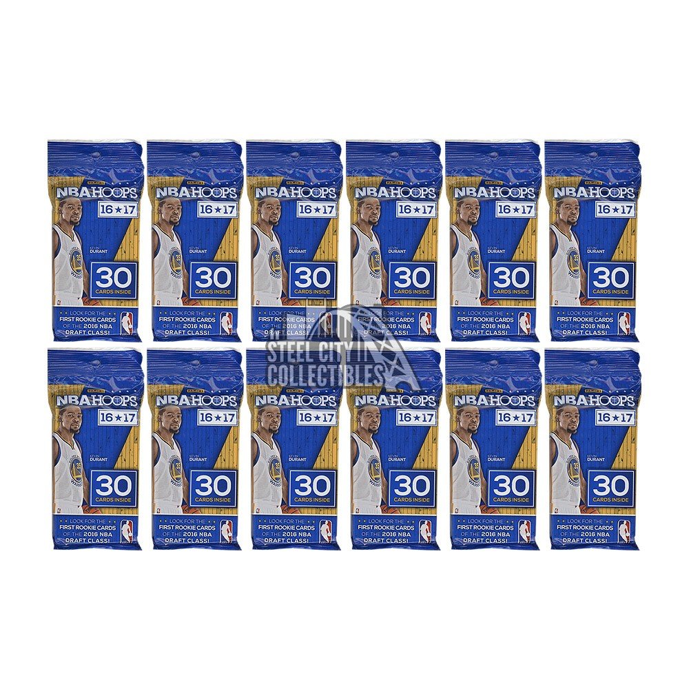 2016-17 Panini NBA Hoops Basketball Fat Pack 12ct Lot 