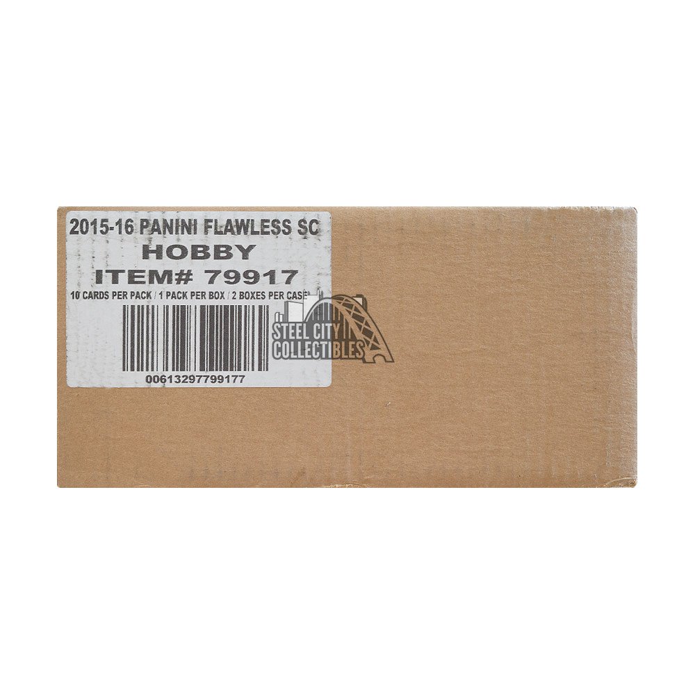 2016 Panini Flawless Soccer Hobby 2-Box Case