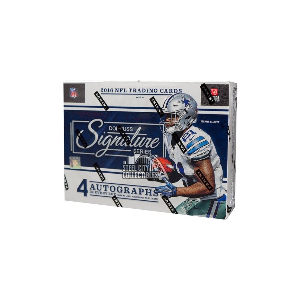 2016 Panini Donruss Signature Series Football Hobby 8-Box Case Random ...