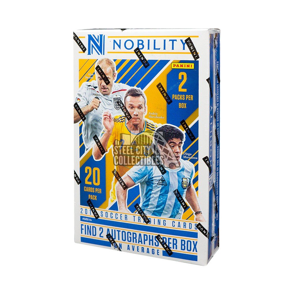 2017-18 Panini Nobility Soccer Hobby 8-Box Case | Steel City 