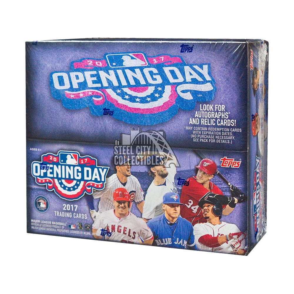 2017 Topps Opening Day Baseball 36-pack Box | Steel City Collectibles