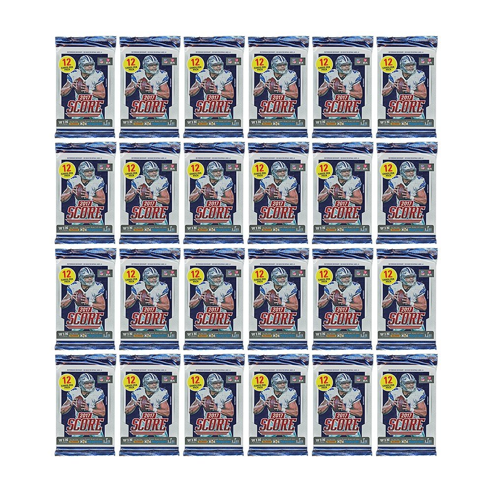 2017 Panini Score Football Retail 24-Pack Lot | Steel City Collectibles