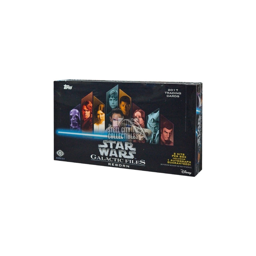 2017 Topps Star Wars Galactic Files Reborn Hobby Box Random 4-pack 