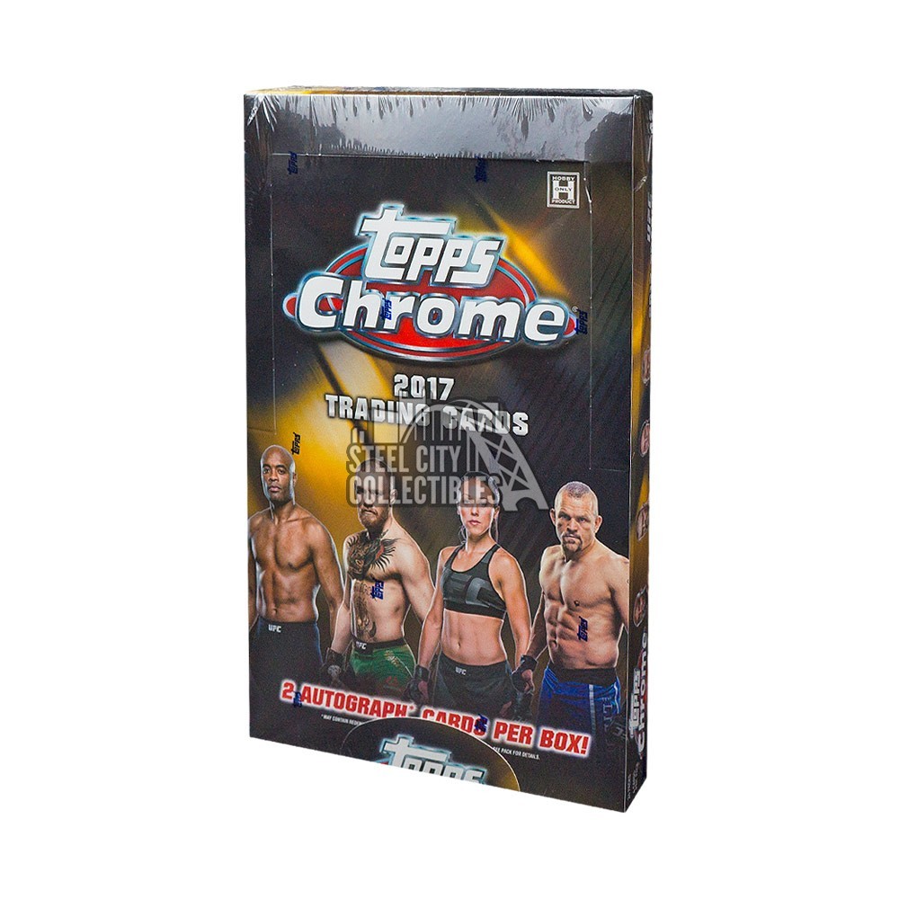 2017 Topps UFC Chrome Hobby Box Steel City Collectibles