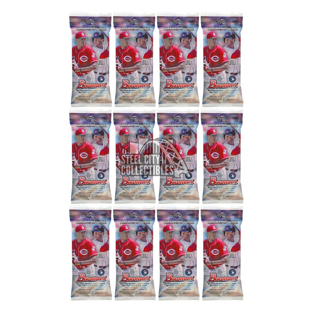 2018 Bowman Baseball Fat Pack 12ct Lot | Steel City Collectibles