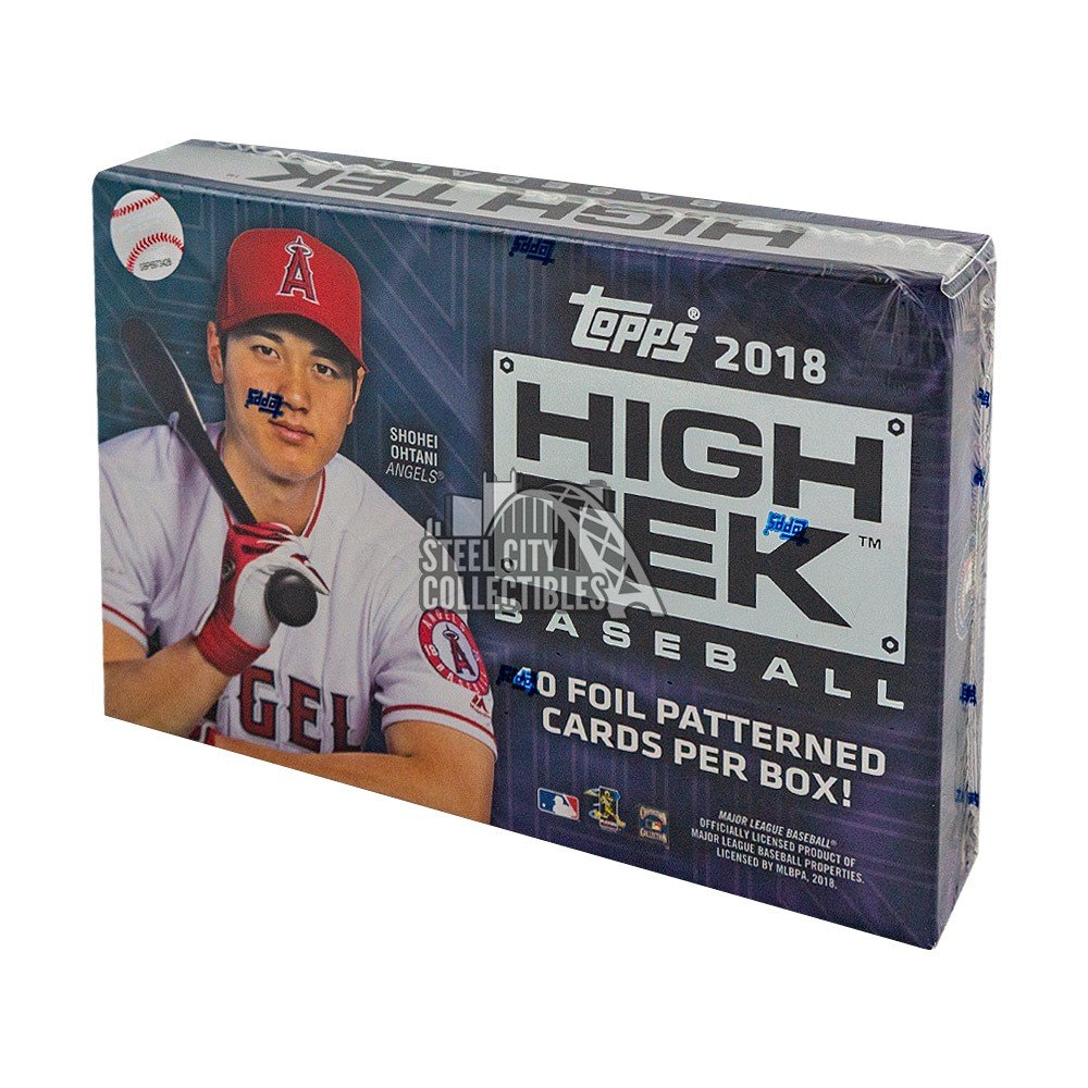 2018 Topps High Tek Baseball Hobby 12-Box Case | Steel City 