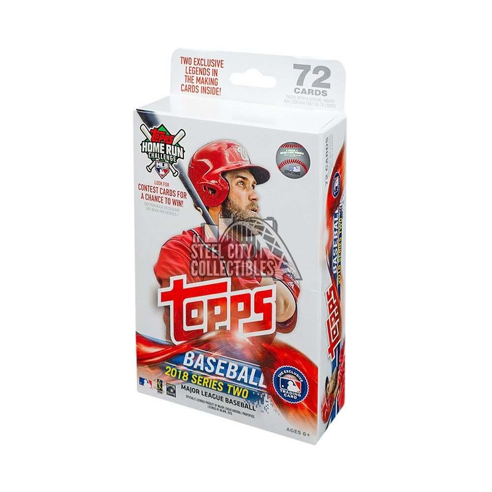 2018 Topps Series 2 Baseball Hanger Pack Steel City Collectibles