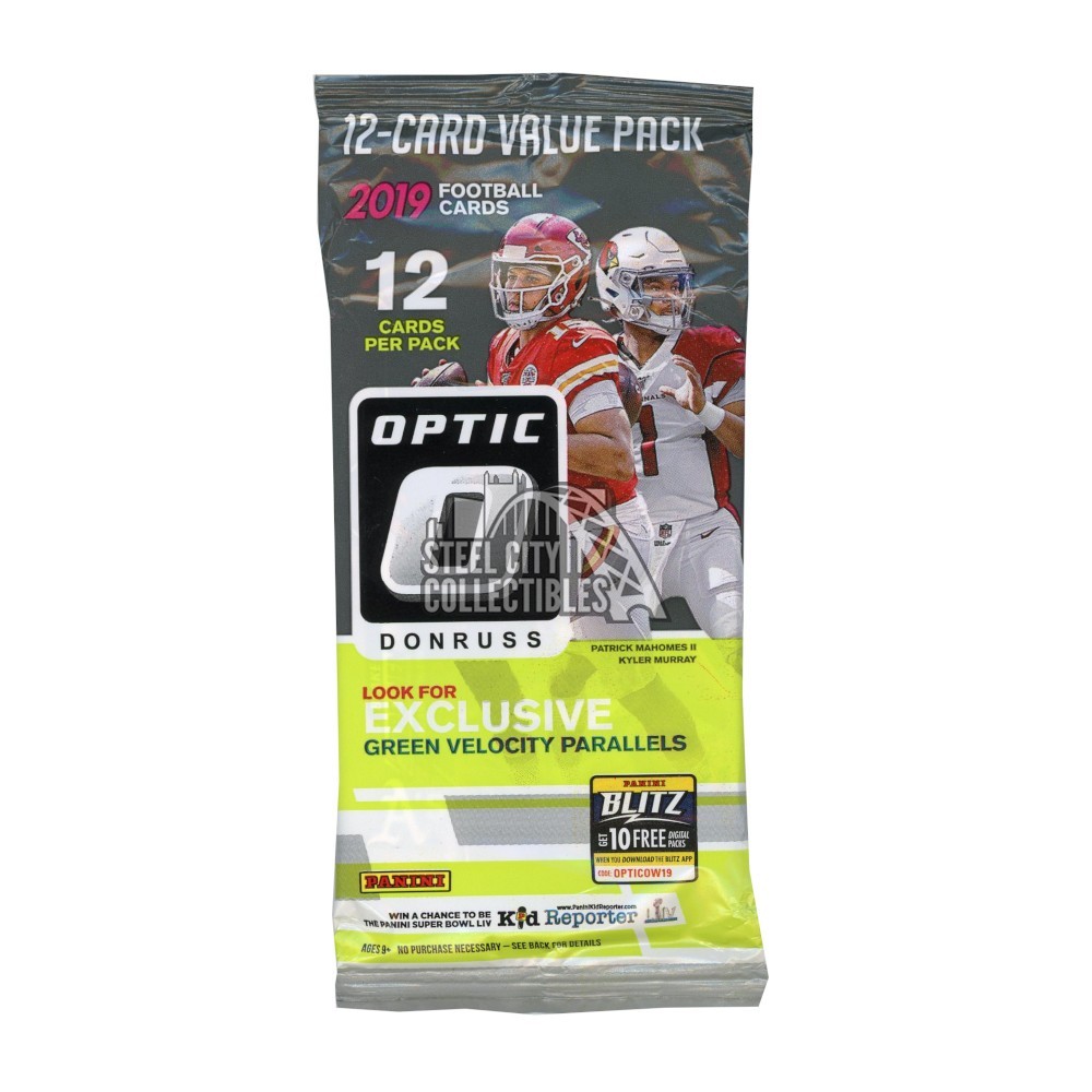 2021 Panini Donruss Optic NFL Football Value Fat-Pack Box